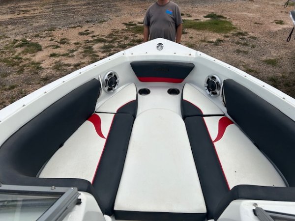 Wakeboarders want a giant wake to launch from as they cross from left to right behind the boat. With the engine set back against the transom, these boats carve a steep, large wake that riders love.